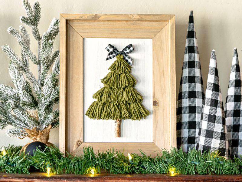 egyszerű karácsonyi dekoráció