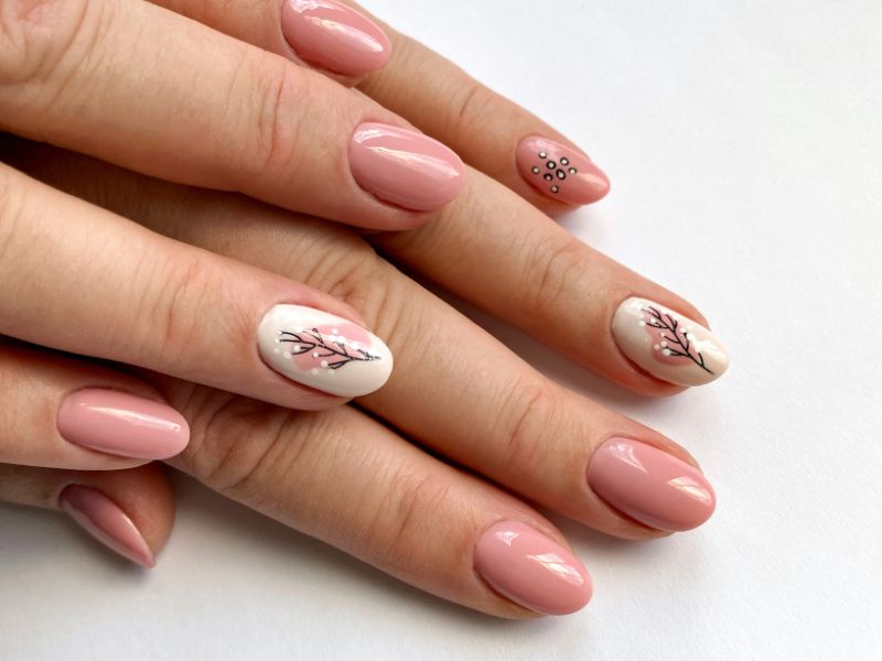 karácsonyi körmök